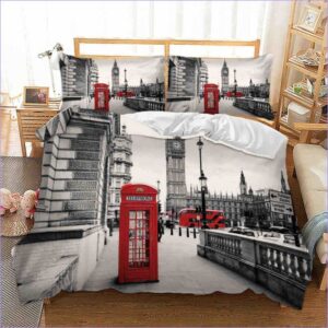 housse de couette London rétro