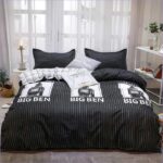 housse de couette london noire