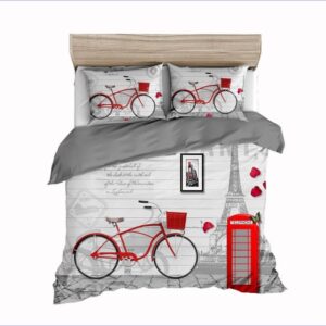 housse de couette Londres et Paris