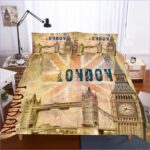 housse de couette Londres Vintage