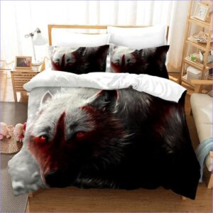 housse de couette loup