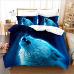 Housse de Couette Loup 200x200 élégante