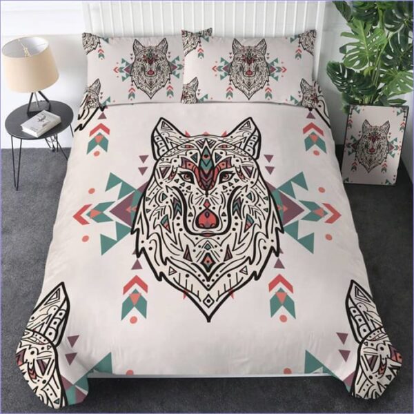 Housse de Couette Loup Ancestral Boho