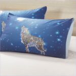 parure de lit motif loup