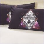 Parure attrape rêves violet