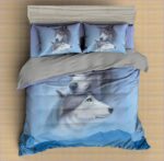 housse de couette loup bleue
