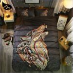 housse de couette loup bohème