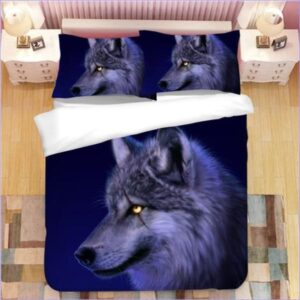 Housse de Couette Loup Cicatrice captivante