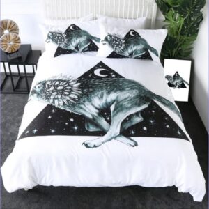 housse de couette loup courant