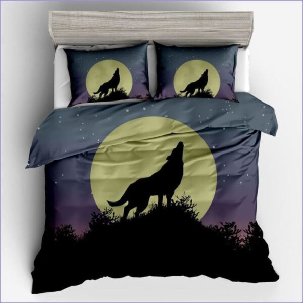housse de couette loup