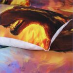 design duel loup housse de couette