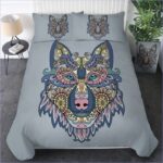 housse de couette loup inca