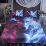 Housse de couette loup