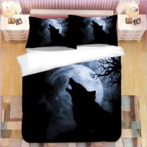 housse de couette loup mystique