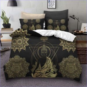housse de couette mandala bouddha