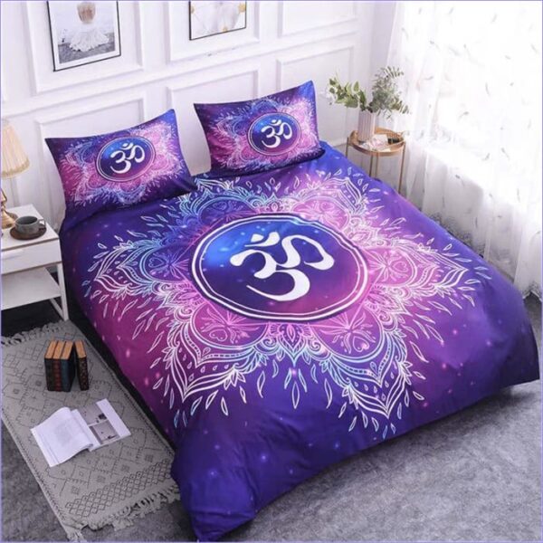 housse de couette mandala purple rain