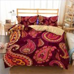 housse de couette mandala rouge