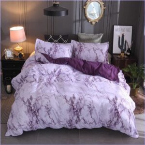 housse de couette marbre rose luxe