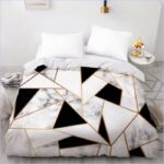 housse de couette marbrée distinctive