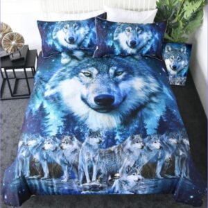 housse de couette meute de loups