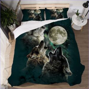 housse de couette loups
