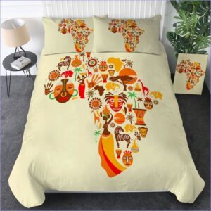 housse de couette motif Afrique