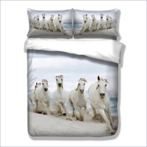 housse de couette motif cheval