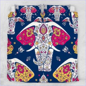 housse de couette motif Éléphant