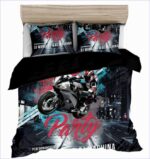 housse de couette motif moto