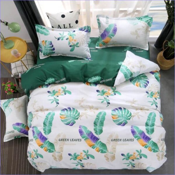 housse de couette motif plume
