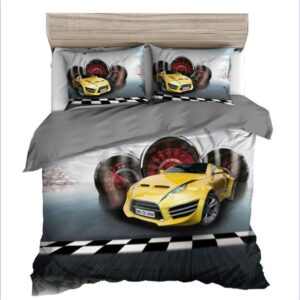 housse de couette motif voiture