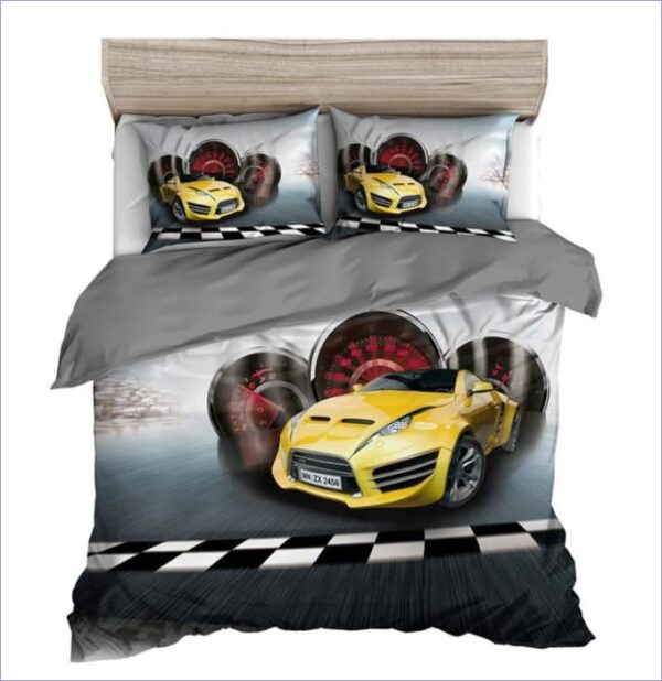 housse de couette motif voiture