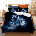parure de lit moto