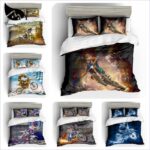 design moto sur couette