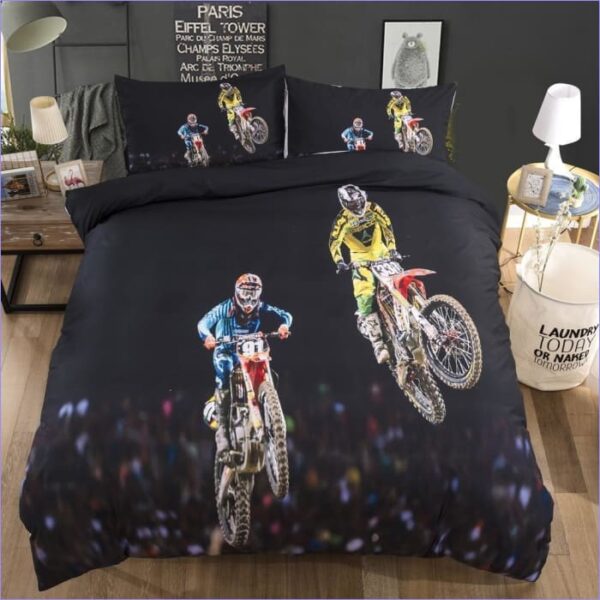 housse de couette moto cross