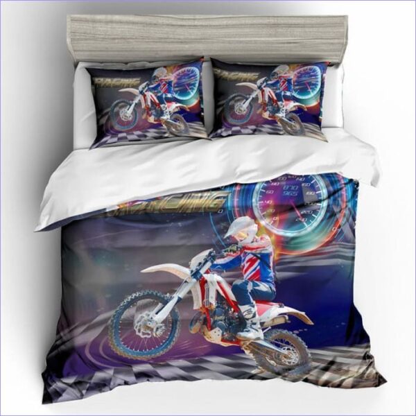 housse de couette Moto Cross