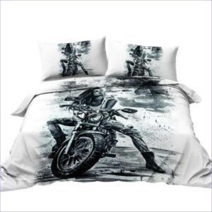housse de couette moto audacieuse