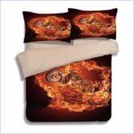 Housse de couette moto noire