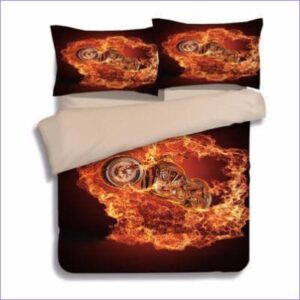 Housse de couette moto noire