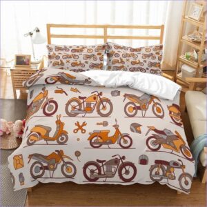 housse de couette moto vintage