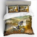 housse de couette motocross forêt