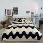 Housse de Couette Noir et Blanc Design