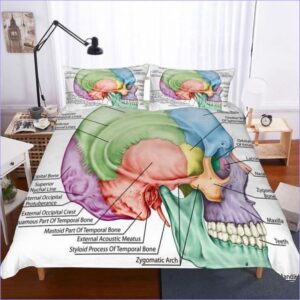 Housse de Couette Anatomie Crane de Ma Douce Couette