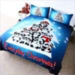 Housse de Couette Panda de Noel
