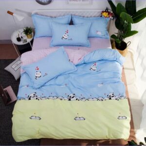 housse de couette panda douceur matinale
