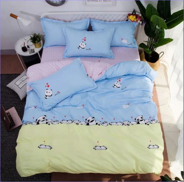 housse de couette panda douceur matinale