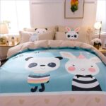 linge de lit animaux mignon