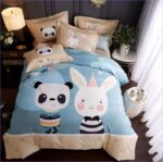 housse de couette panda lapin