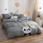 Literie motif panda king
