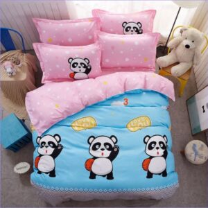 housse de couette panda love you